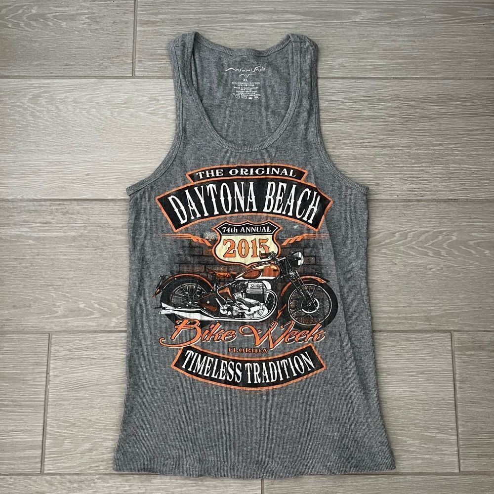 Daytona Beach Bike Week 2015 Tank Top size XL